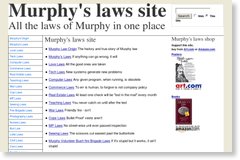 Murphy Laws Site - The origin and laws of Murphy in one place